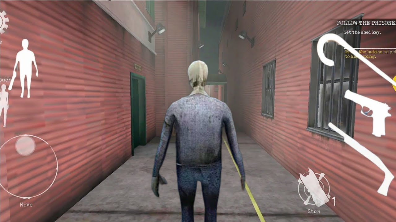 Playing as grandpa vs mr meat 🍖 in mr meat 2 