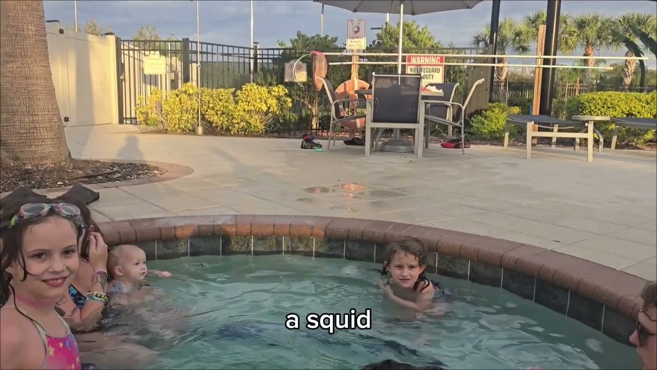 Decrewzo's playing charades in the hot tub!!