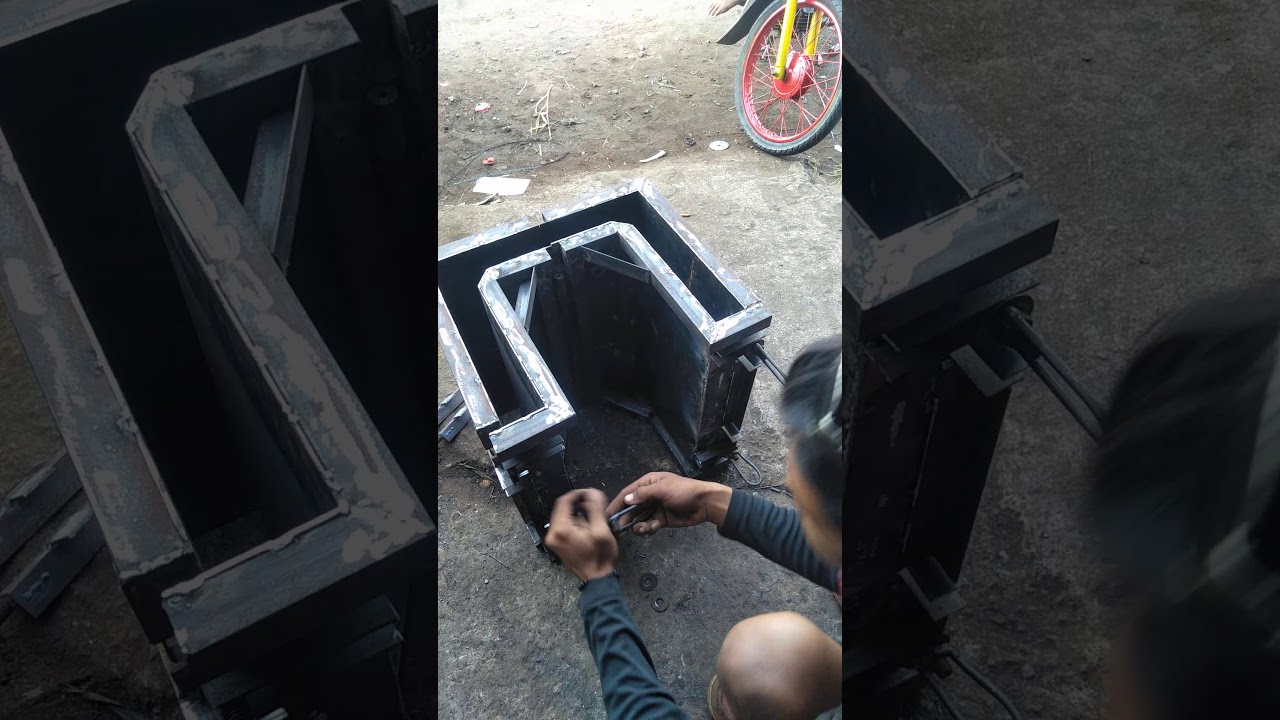 Cetakan gorong gorong praktis