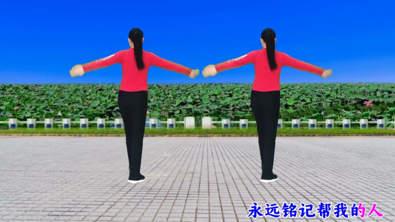 新版64步广场舞《感谢真心帮我的人》永远铭记帮我的人