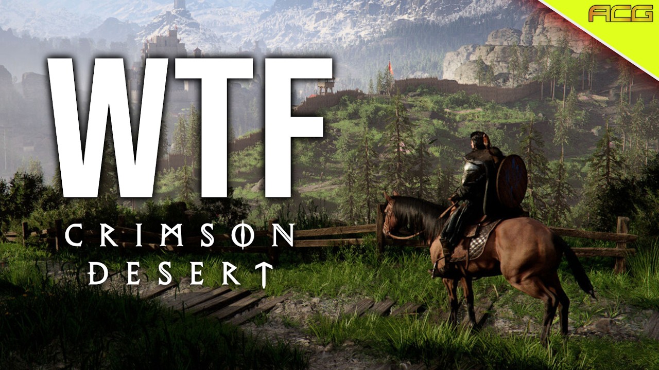 This NEW Game is SO PRETTY You WONT Believe It! -Crimson Desert Walking the Walk