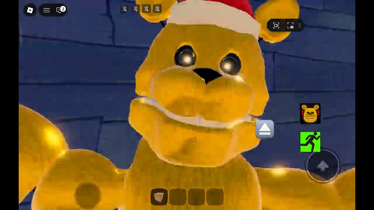 Running from Fredbear in hello neighbor roblox
