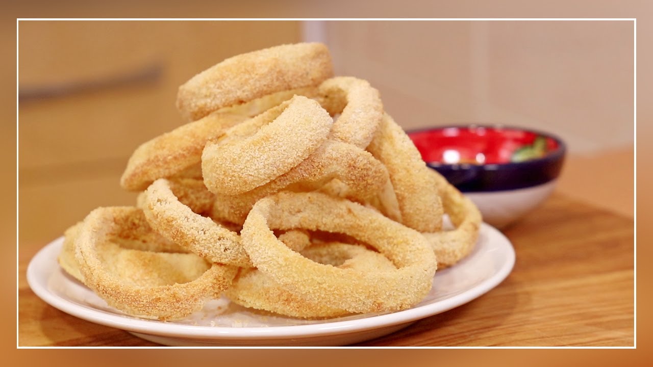 Aros de Cebolla MÁS SALUDABLES y DELICIOSOS | Perfectos para Picada