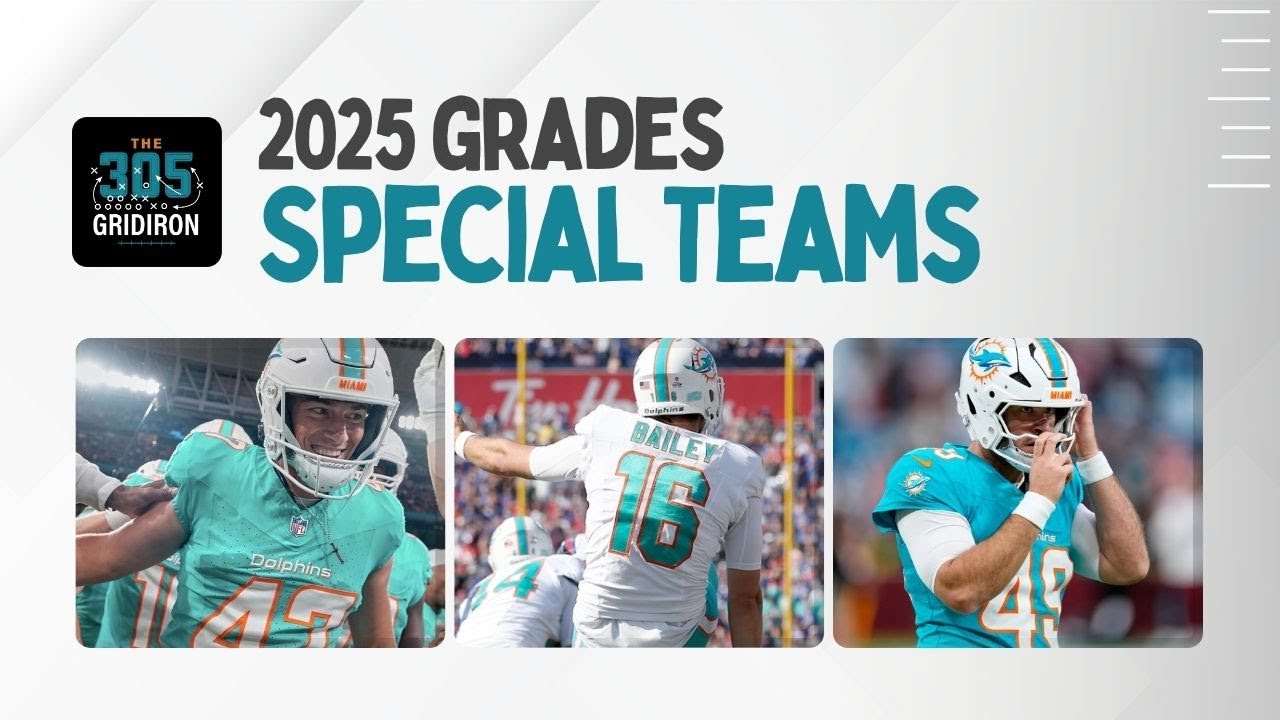 Miami Dolphins Special Teams Grades | 2025 Season Review