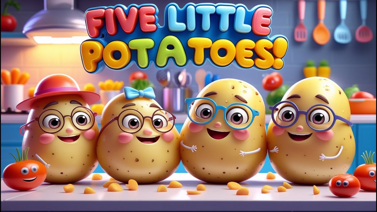 Five Little Potatoes & More English Rhymes for Kids | Nursery Rhymes for Kids | @Englishrhymes929