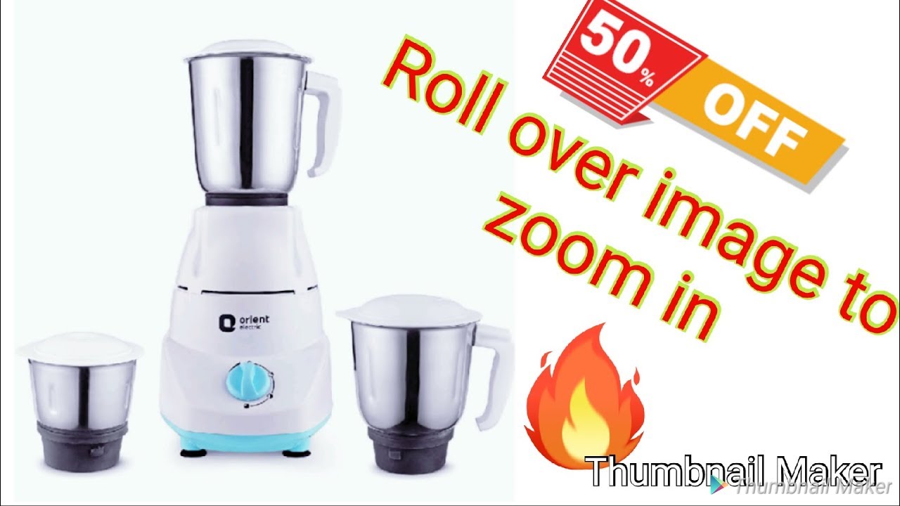 Orient Electric Kitchen Kraft MGKK50B3 500-Watt Mixer Grinder