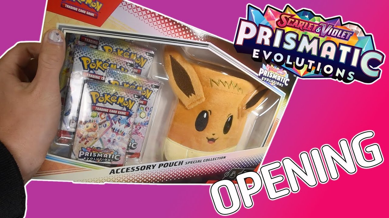 Opening ANOTHER Prismatic Evolutions Accessory Pouch Box!