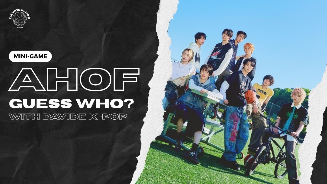 AHOF(아홉) Play Mini-Game Guess Who?! with Davide K pop #AHOF #아홉 #WHOWEARE #kpop #kpopdebut