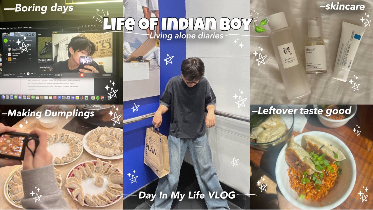 Life of Introvert Boy in India | Living Alone Diaries 🧺🌿 