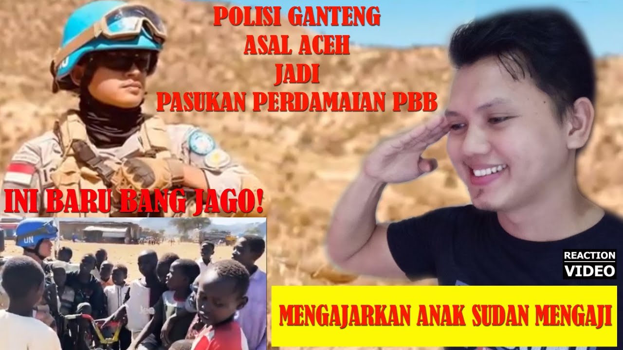 PUTRA ACEH BIKIN BANGGA! VIRAL POLISI ASAL ACEH AJARKAN ANAK SUDAN MENGAJI | REACTION
