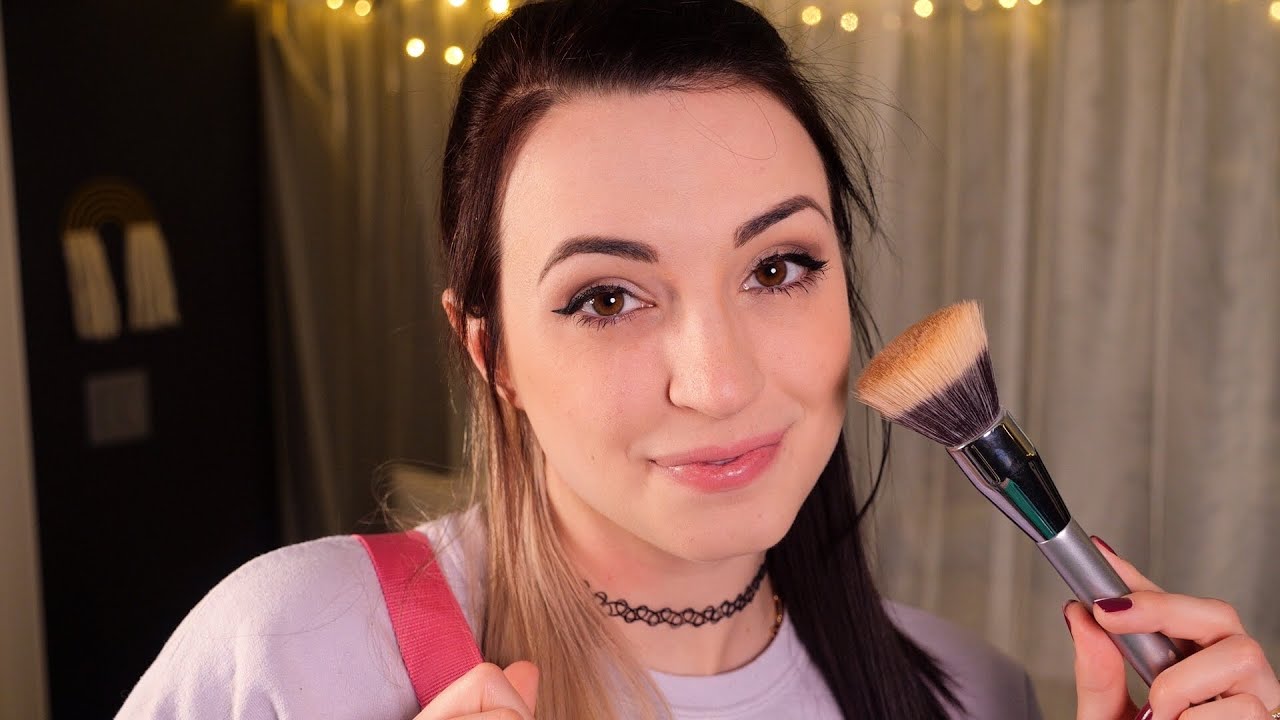 ASMR | Doing Your Makeup Before Class to Impress Your Crush