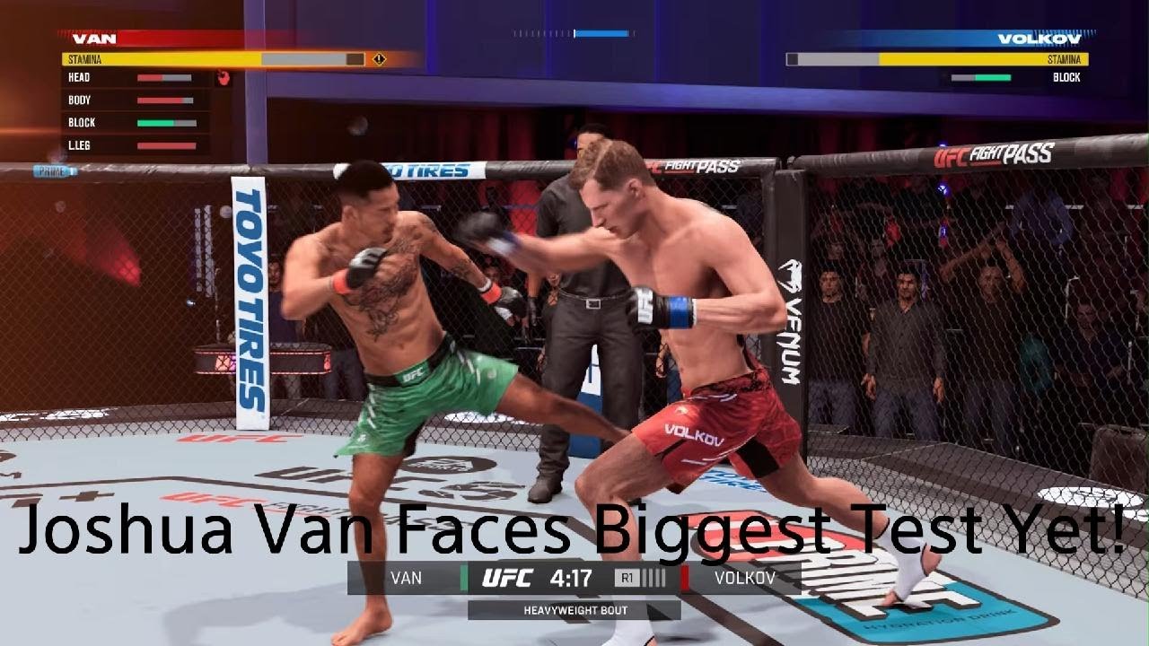 UFC 5 Joshua Van vs Alexander Volkov (Pro AI)