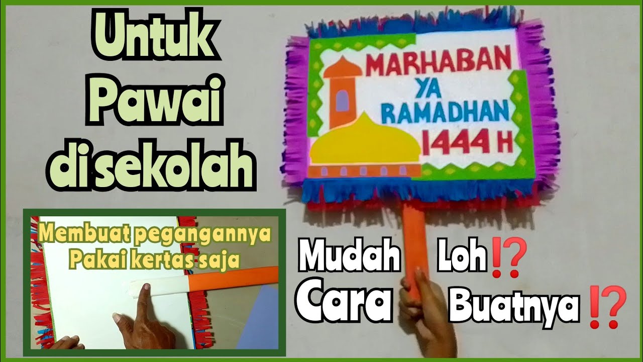 TUTORIAL MEMBUAT POSTER PAWAI RAMADHAN.