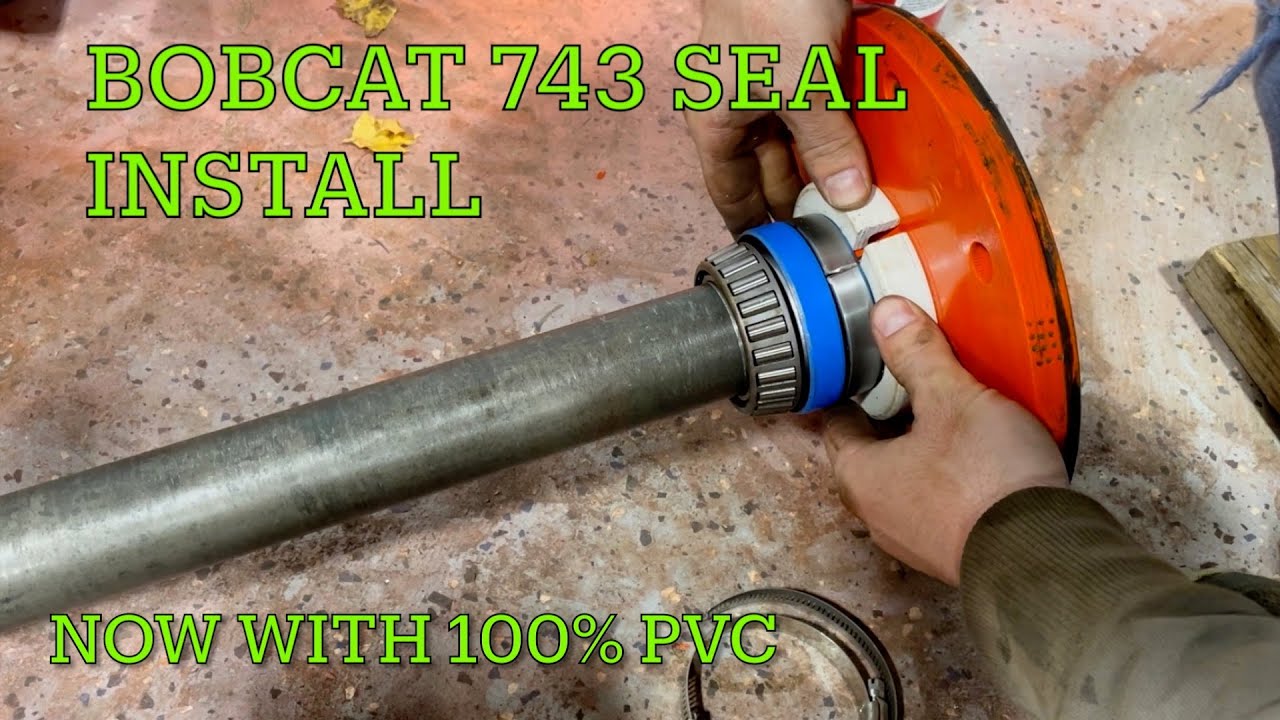 BOBCAT AXLE SEAL INSTALL