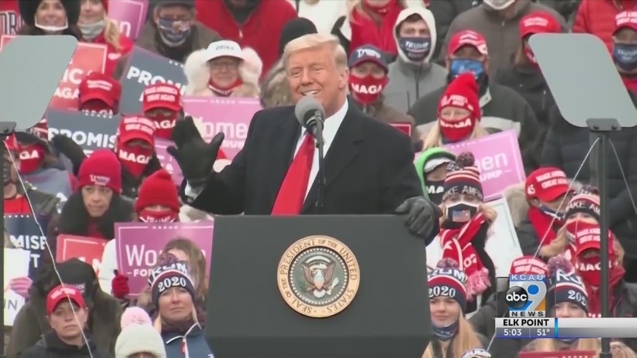 Trump rallies voter base