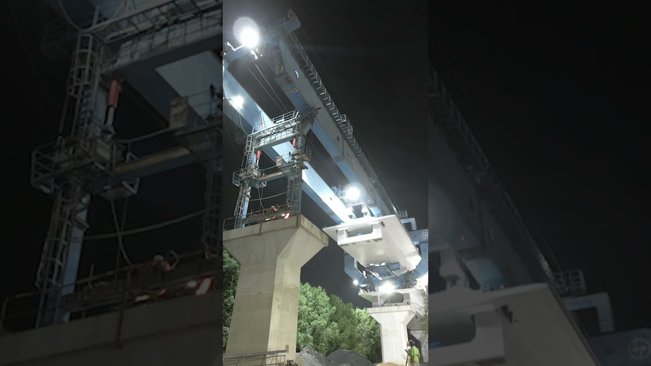Full Span Launching Method | First Time in India | Bullet Train