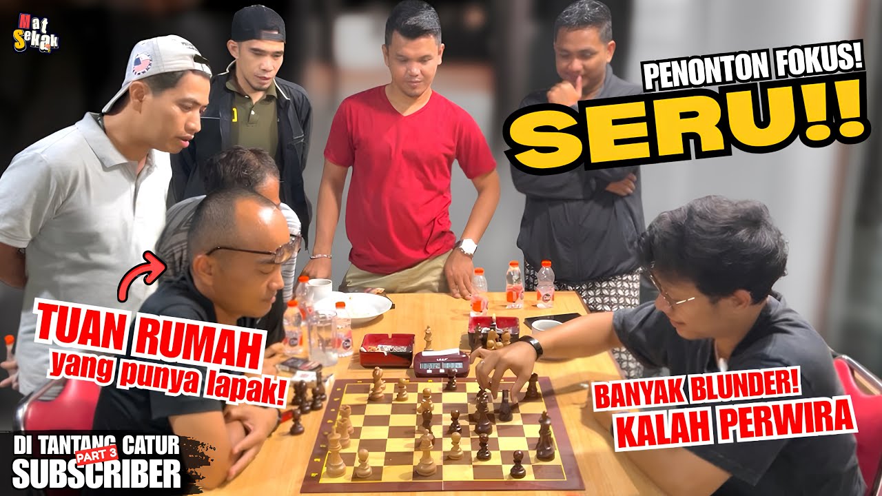 MAIN CATUR LAWAN YANG PUNYA PUTRA MINANG RESTORAN PADANG !! MENANG MAKAN GRATIS !! PENANTANG KE 3