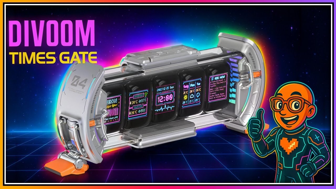 Divoom Times Gate : quand le pixel art rencontre le futur geek !
