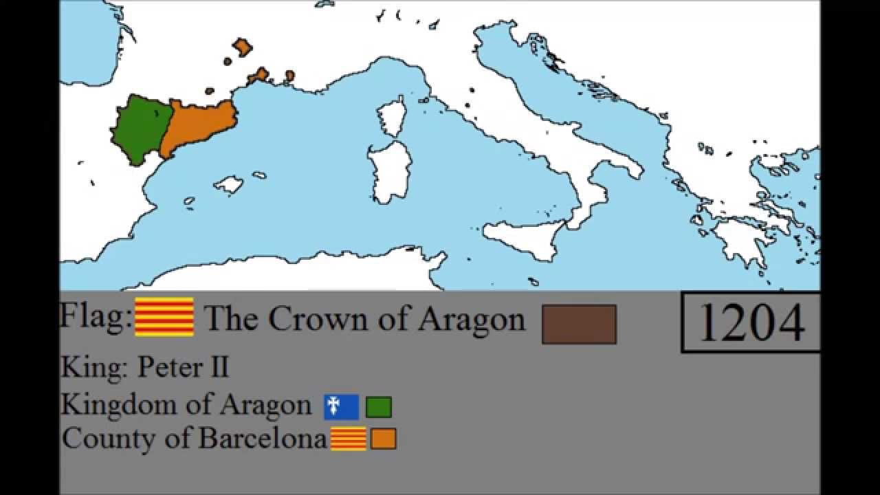 Rise and fall of Aragon: Every year