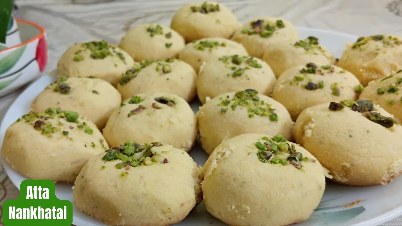 No Oven, No Maida: Nankhatai Biscuit / অ'ভেন নোহোৱাকৈ আটাৰ নানখতা বিস্কুট