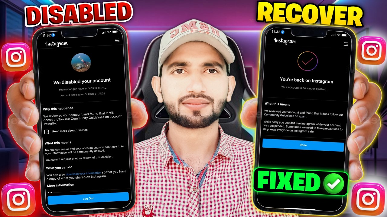 We Disabled Your Account Instagram Problem Solved! (100% Live Proof)