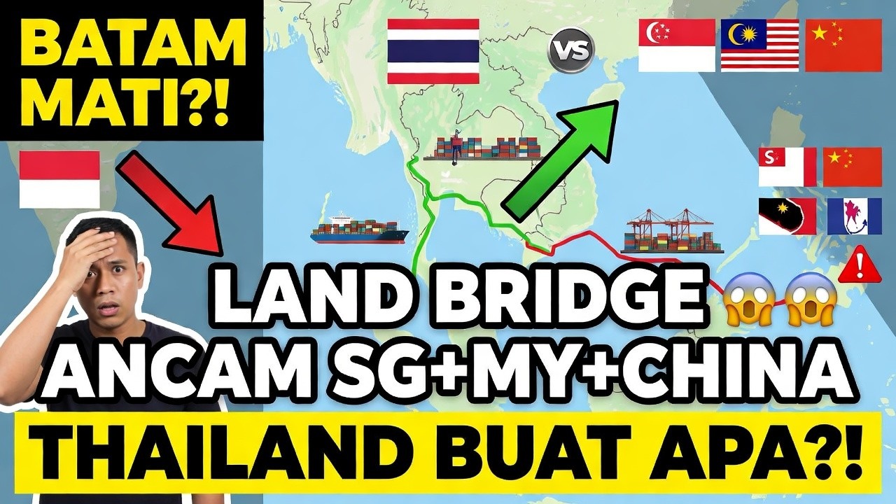 Batam Menghadapi Kematian? Projek Land Bridge Thailand Mengancam Singapura, Malaysia & China!