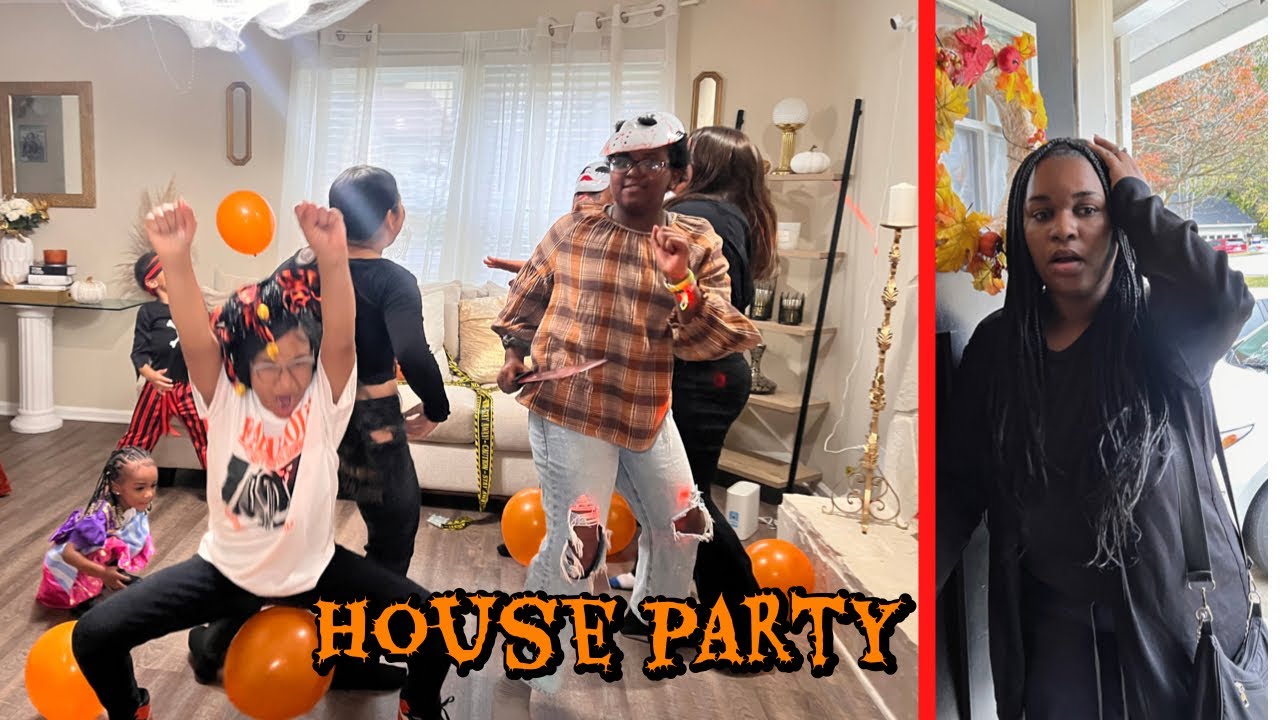 SNEAKY GIRL THROWS HALLOWEEN HOUSE PARTY!!!, SHE GETS CAUGHT!!!!!!!!