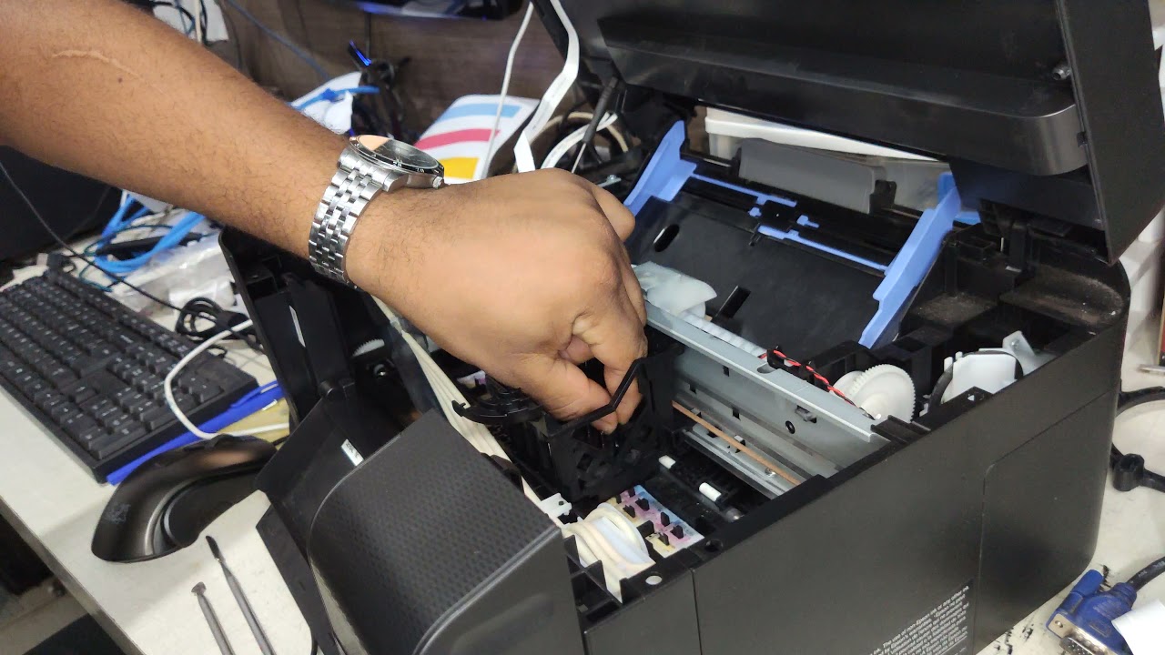 COMO FAZER A TROCA DA CABEÇA DE IMPRESSÃO EPSON L3110/L3150/L4160