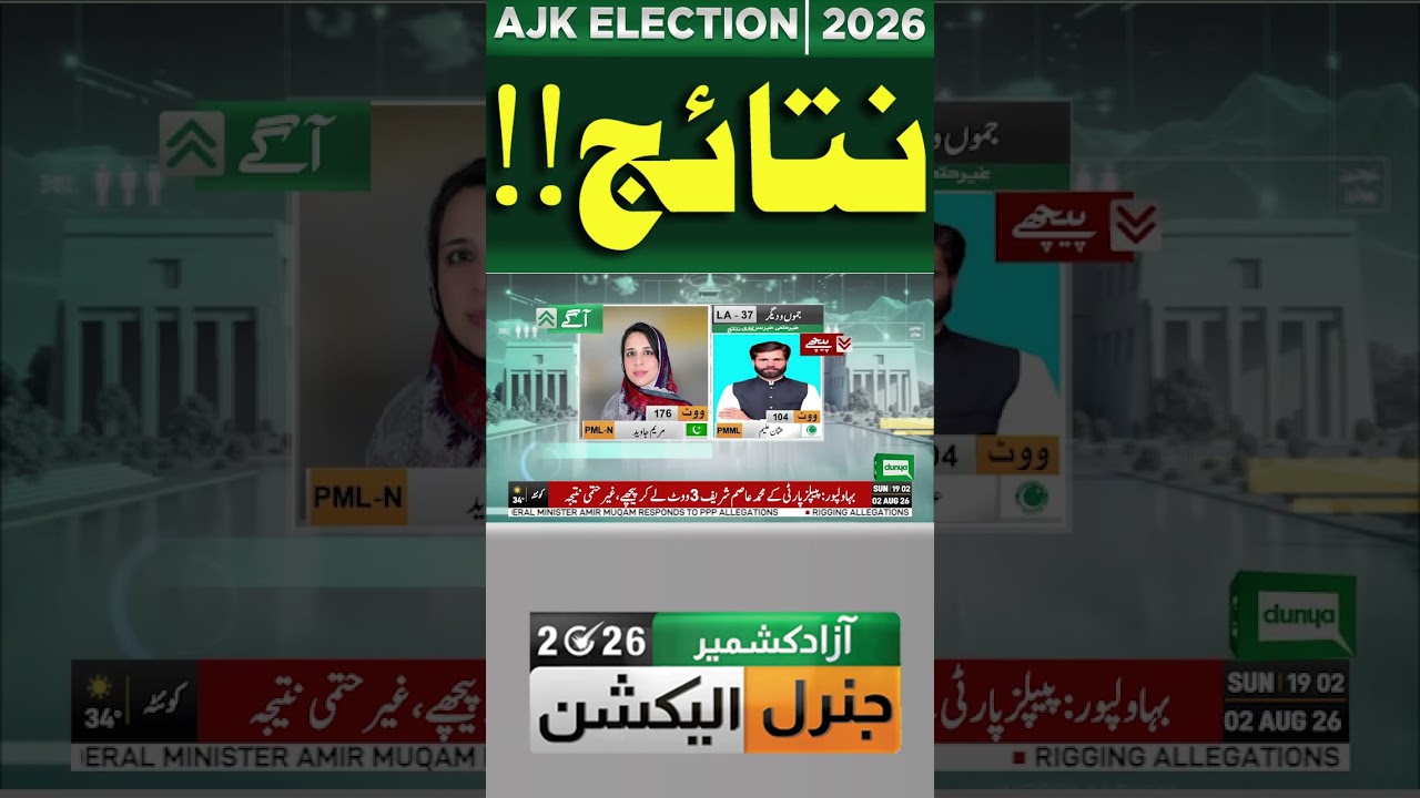 AJK Election Results 2026 Phase 2 | Jammu LA-37 | 04 Polling Station Results | PMLN vs PPP