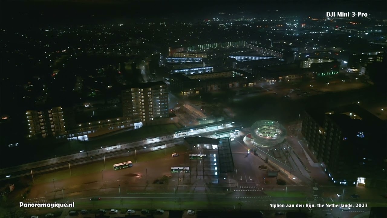 Tranquilo, relaxing drone flights (Alphen aan den Rijn)(4k)