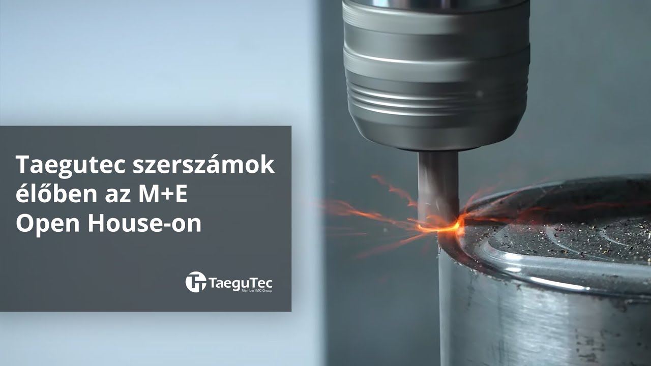 Taegutec szerszámok élőben az M+E Open house-on
