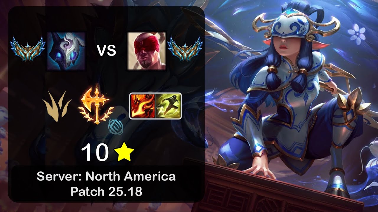 Kindred Jungle vs Lee Sin - NA Challenger - Patch 25.18