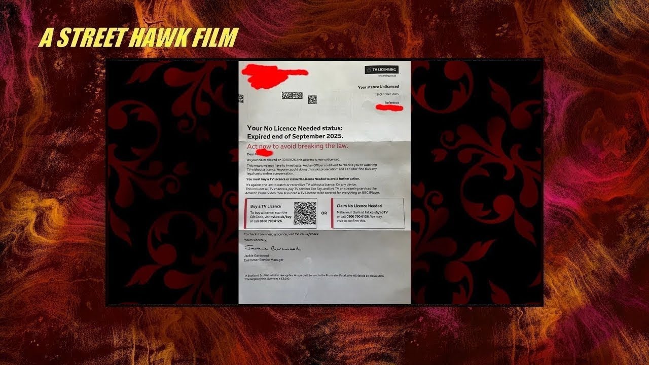 The Phone call to TV Licensing to cancel my license 