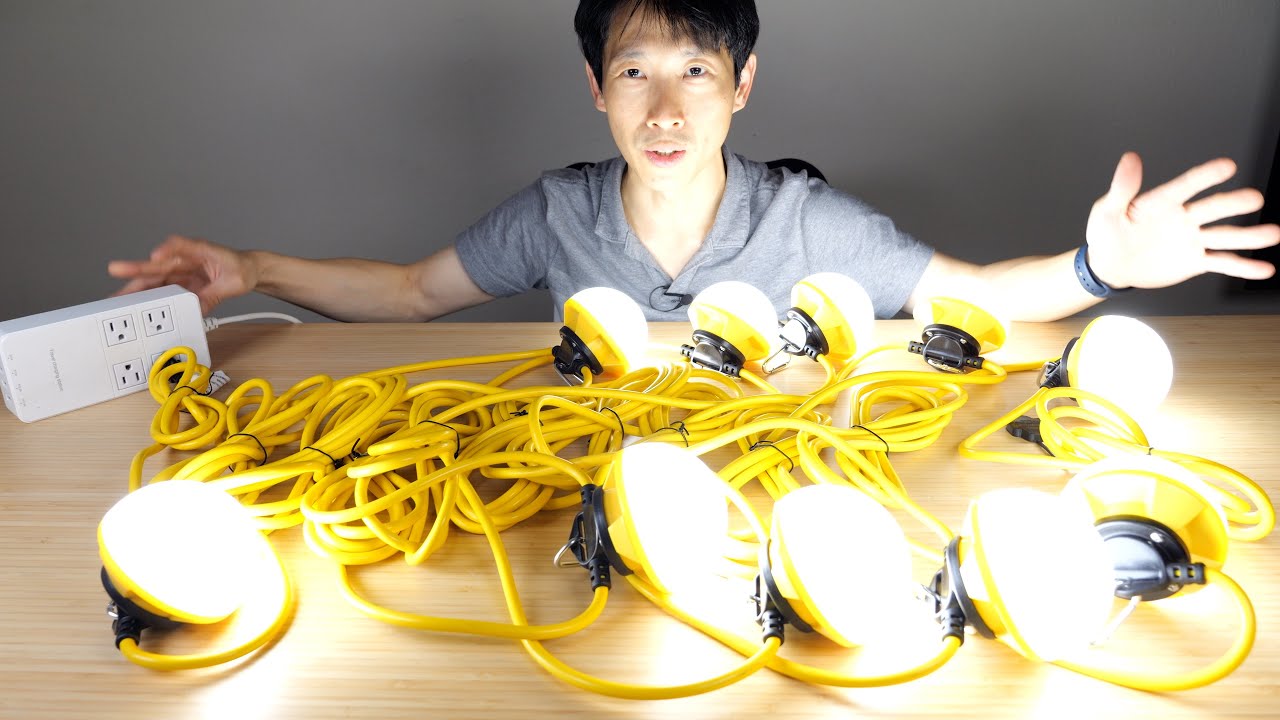 100ft string Work Lights from G GJIA