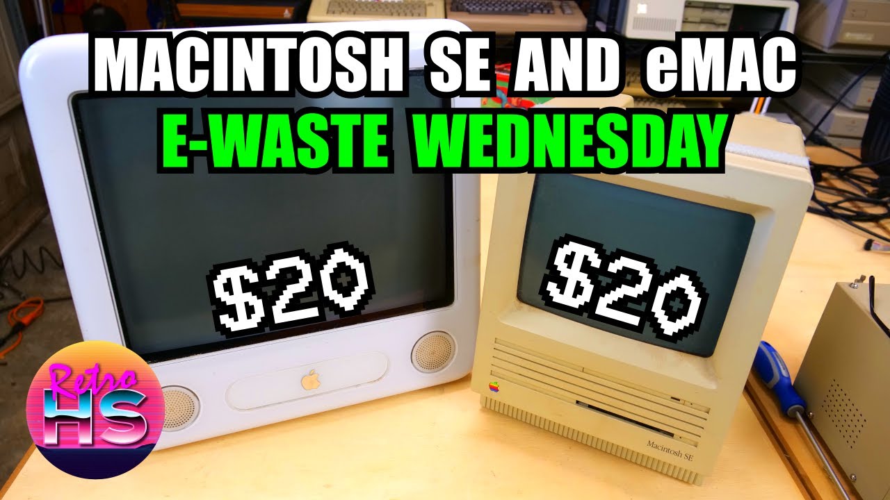 Macintosh SE and eMac - E-Waste Wednesday