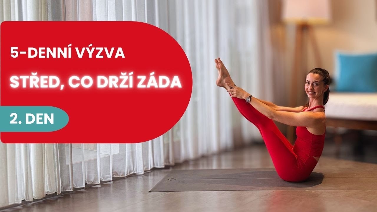 2️⃣ DEN | Přímé břišní svaly bez přetěžování zad | 5-DENNÍ VÝZVA