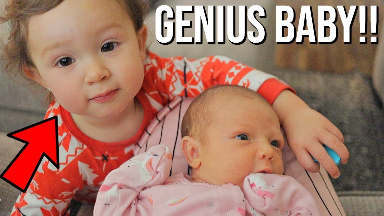 CRAZY SMART 1 YEAR OLD BABY!!! *SHE KNOWS HOW TO VLOG*