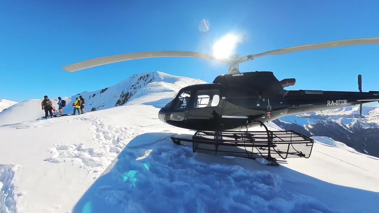 Heliski (Heliboarding) Caucasus (Russia/Sochi) 2024. Хели в Сочи, 2024 год.