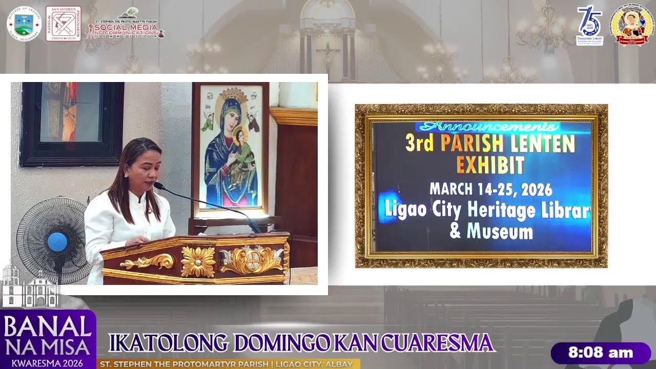 Banal na Misa | IKATOLONG DOMINGO KAN CUARESMA