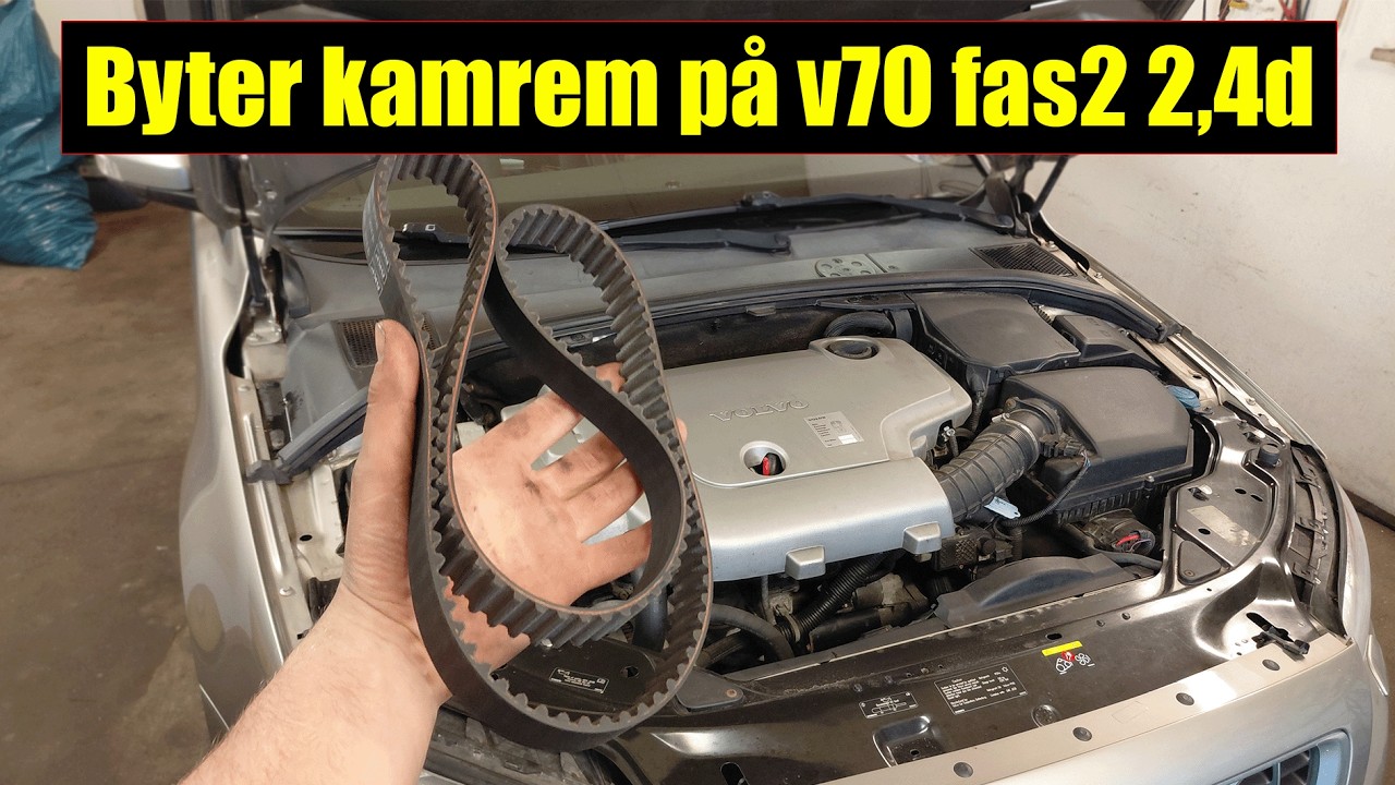 Byter Kamrem och vattenpump på fas2 ifrån 2008
