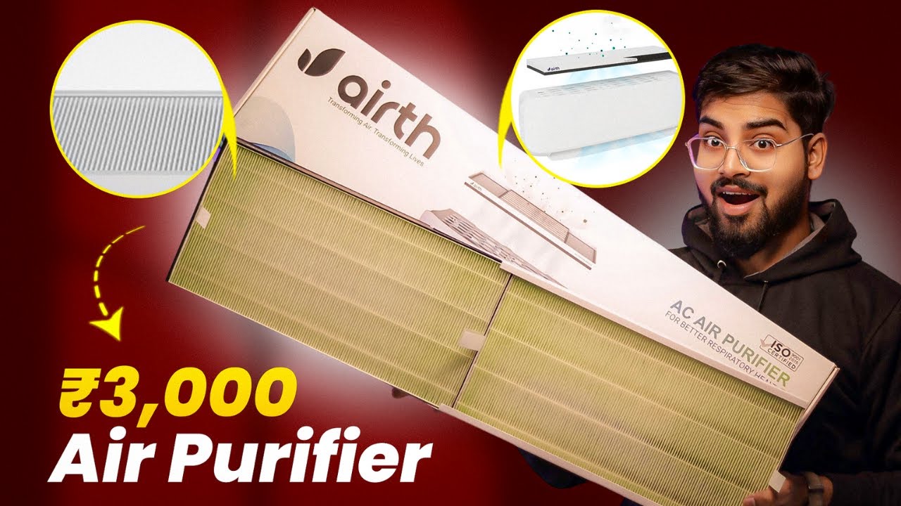 I Tried ₹3,000 Air Purifier 🔥 Airth AC Air Purifier Review