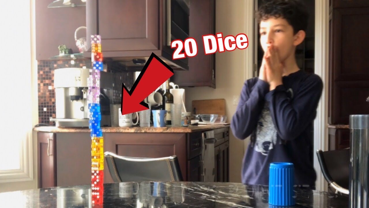Dice Stacking Trick Shots