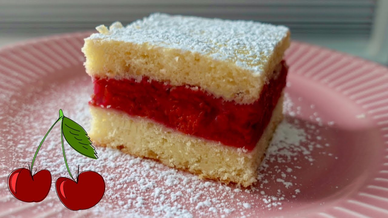 ODLIČAN RECEPT ZA  KOLAČ SA VISNJAMA, JEDNOSTAVAN I VEOMA UKUSAN KOLAČ (CHRRY CAKE)