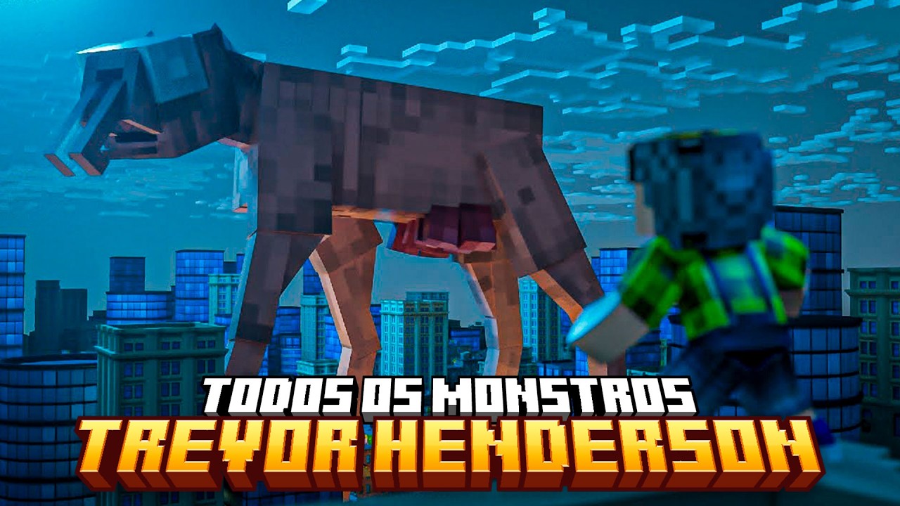 TODAS AS CRIATURAS DO TREVOR HENDERSON NO MINECRAFT - O FILME
