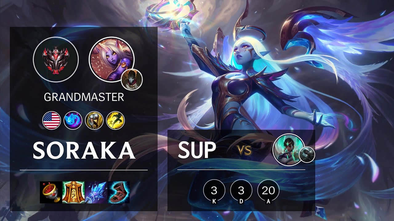 Soraka Support vs Karma - NA Grandmaster Patch 10.21