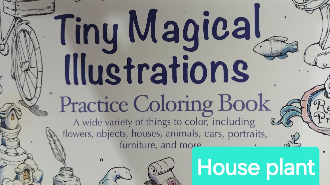 Mini Monday - A house plant in Reyda prints 'Tiny Magical illustrations