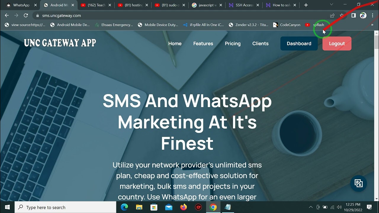 new SMS Gateway and api for free By Teach Island