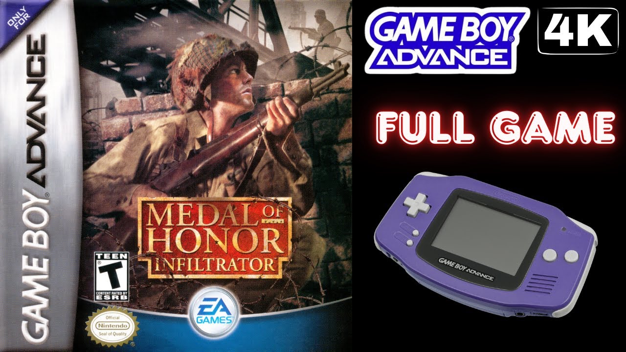 MEDAL OF HONOR: INFILTRATOR | Full Game GBA 4K/60FPS | Gameplay Walkthrough