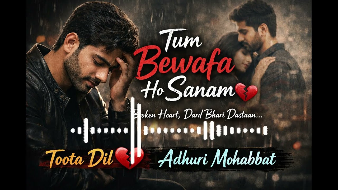 Tum Bewafa Ho Sanam 💔 | Heart Touching Sad Song 2026 | Emotional Breakup Song | Roman English Lyrics