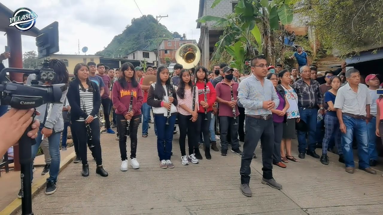 RECEPCION A LA BANDA SANTA CECILIA DE SANTO DOMINGO ALBARRADAS EN SANTA MARIA TEMAXCALAPA